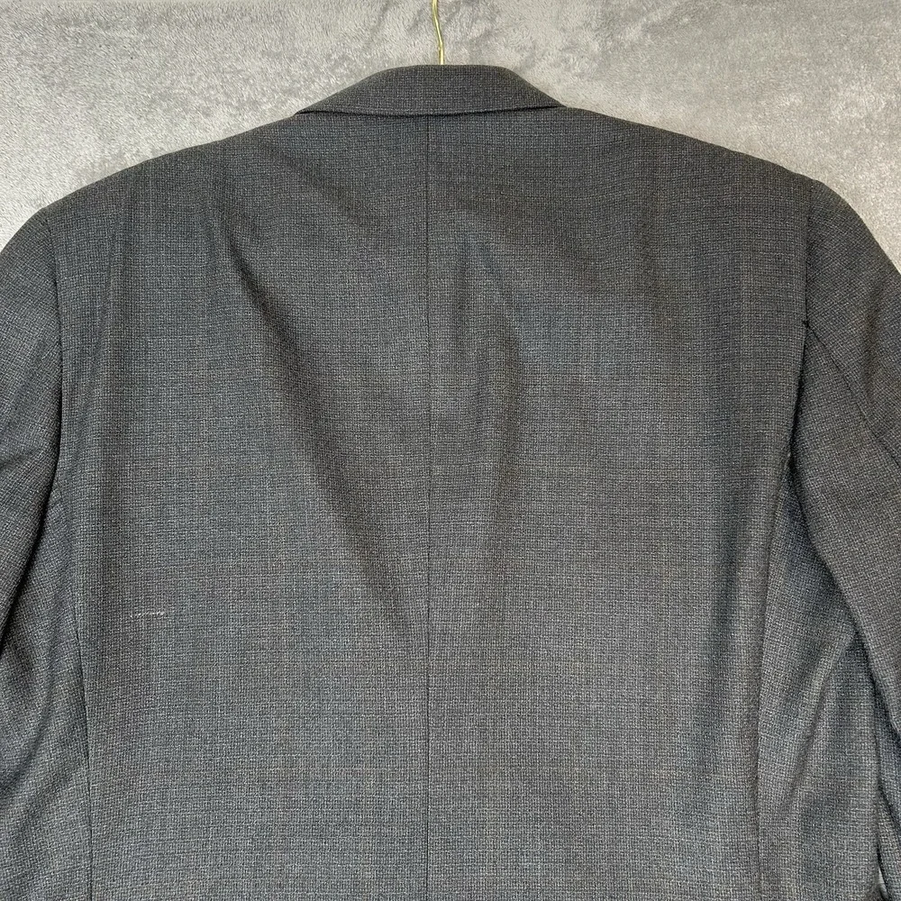 CHRISTIAN DIOR MONSIEUR PARIS 100% PURE WOOL USA VINTAGE SPORT COAT JACKET GRAY